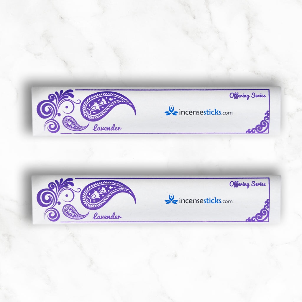 Lavender Incense 10" 20 Sticks Offering incense 2 Packs 