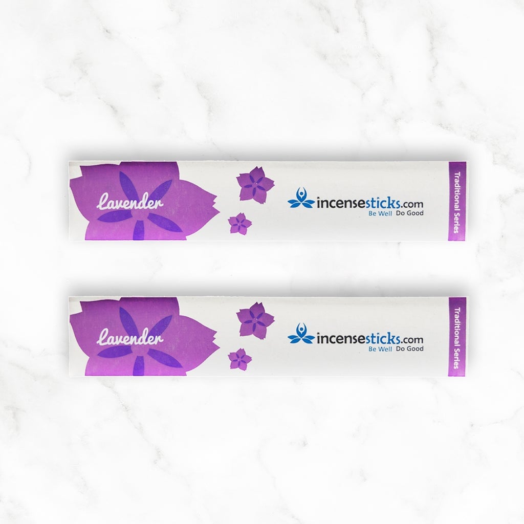 Lavender Incense 4.5" 10 Sticks Mini Traditional 2 Packs 