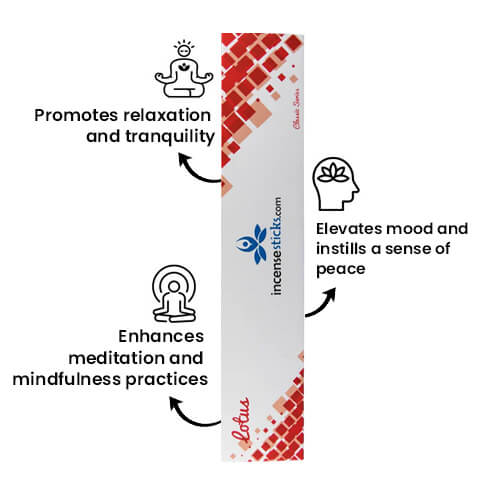 Lotus Incense 10" inch 12 Sticks