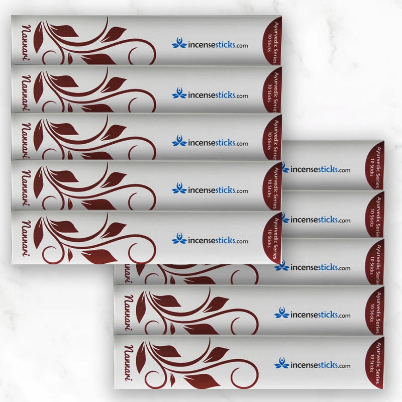 Myrrh Incense 8" 10 Sticks Ayurvedic incense 10 Packs 