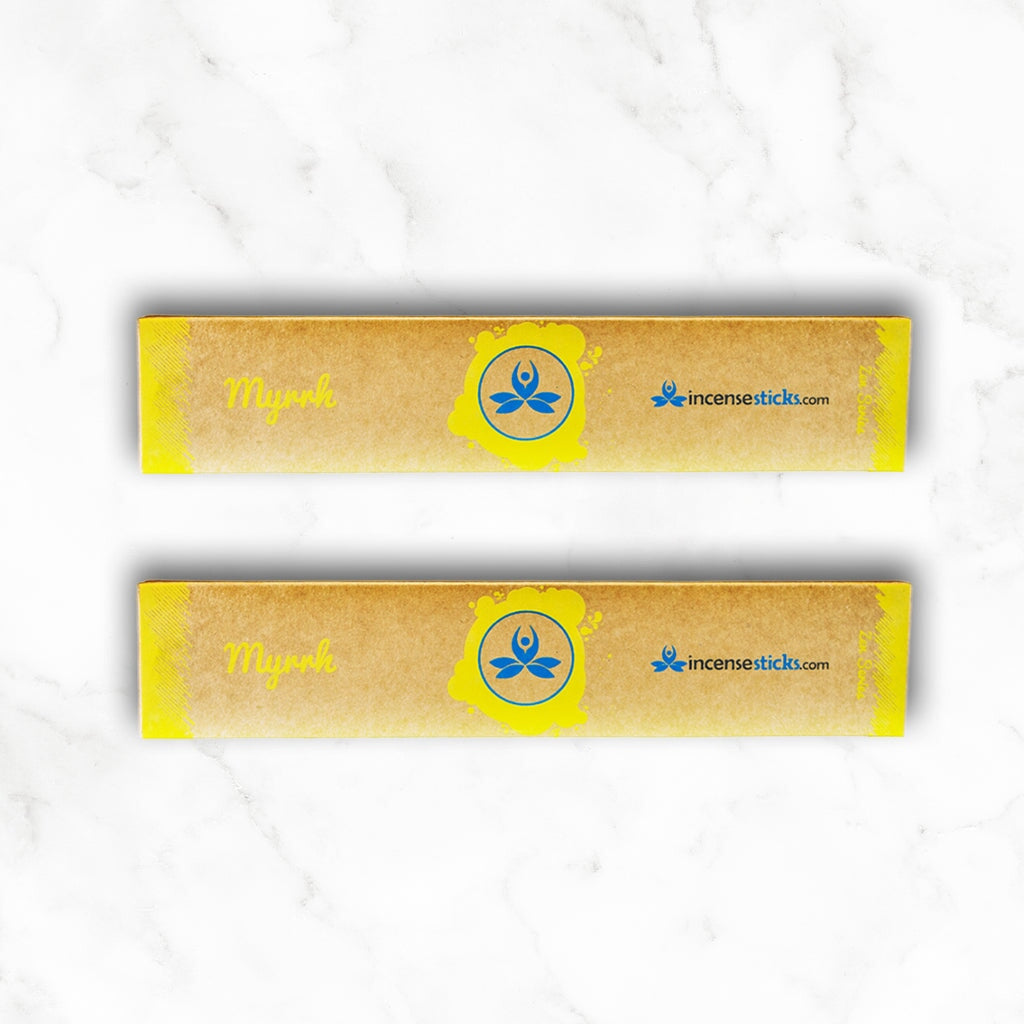 Myrrh Incense 8" inch 12 Sticks Zen Incense 2 Packs 