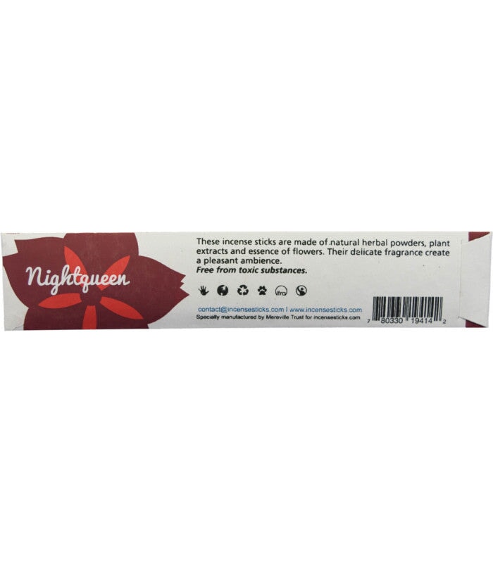 Nightqueen Incense 8" 10 Sticks Traditional Incense 