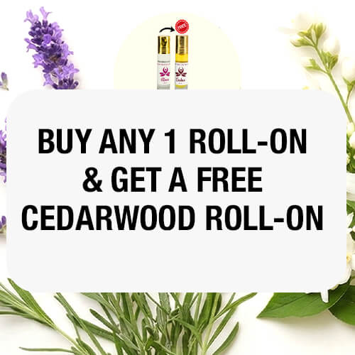 Buy Any 1 Roll-On & Get a FREE Cedarwood Roll-On 