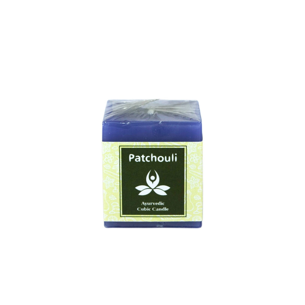 Patchouli Ayurvedic Cubic Candle Ayurvedic Cubic Candles 