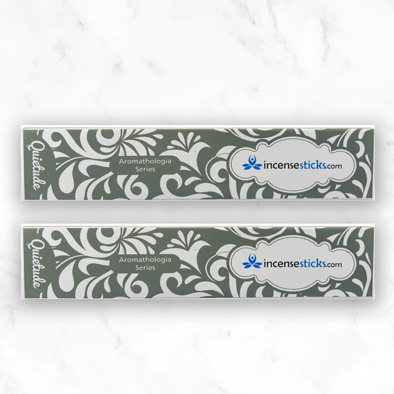 Quietude Incense 8" 12 Sticks Aromatologia Incense Sticks 2 Packs 