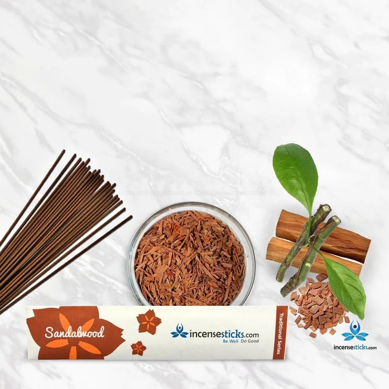 Sandalwood Incense 4.5" 10 Sticks