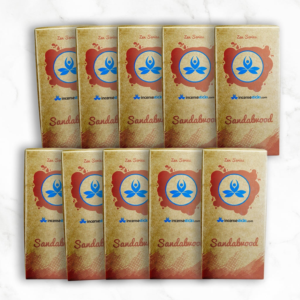 Sandalwood Incense Cones Zen cone Incense 10 Packs 