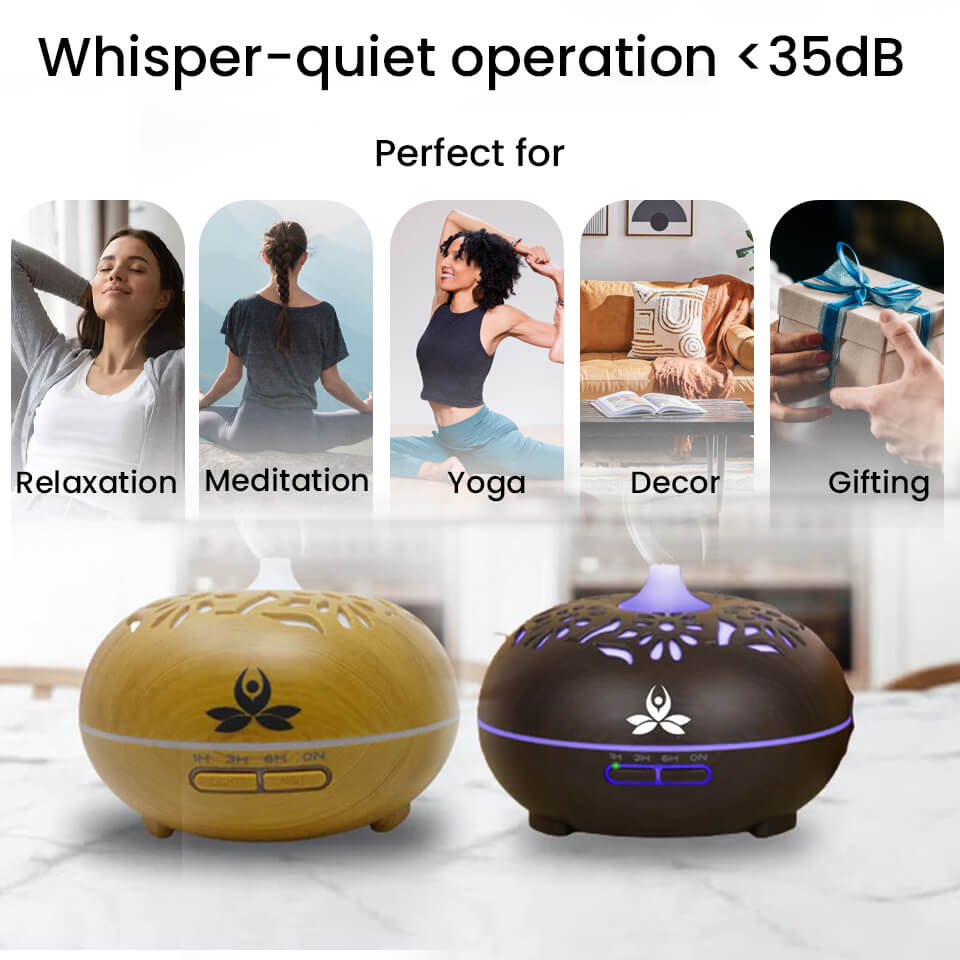 Portable 500ml essential oil Diffuser (SUTRA)